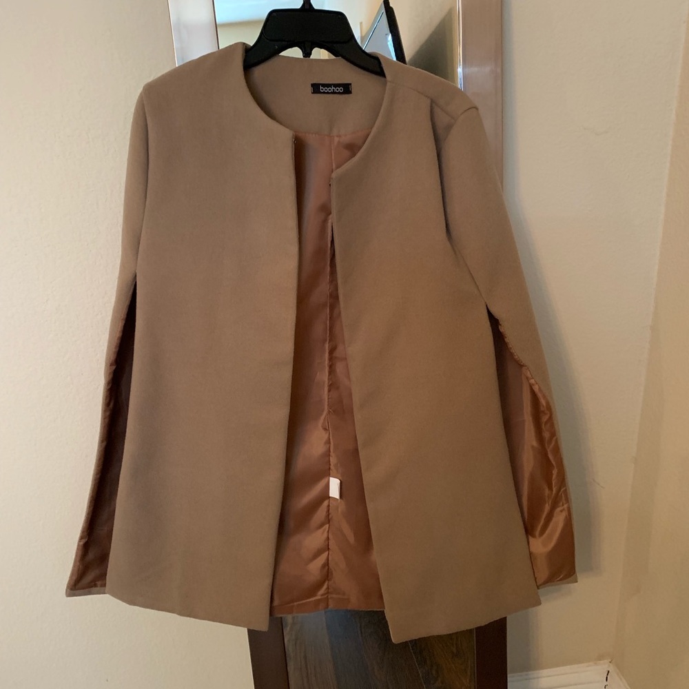 Boohoo Wool Cape